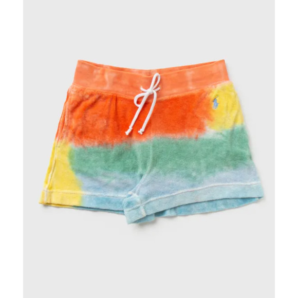 Polo Ralph Lauren Beach Tie-dye Terry Cloth Track ShortsWomen SZ XS NEW